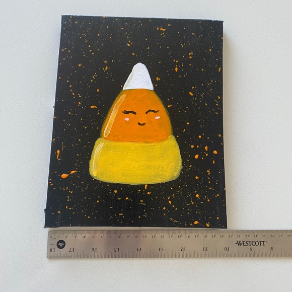 Candy Corn Canvas Art - Picture 3 of 4